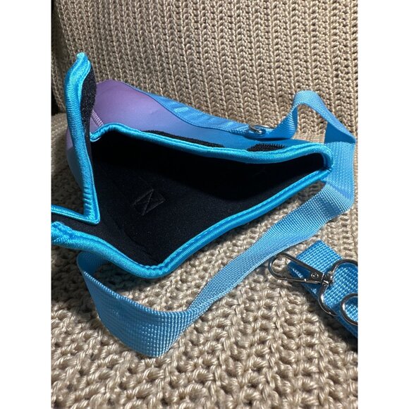 Water Bottle Carrier w/ Phone Pocket Insulated Neoprene Holder Crossbody Strap - Picture 4 of 9
